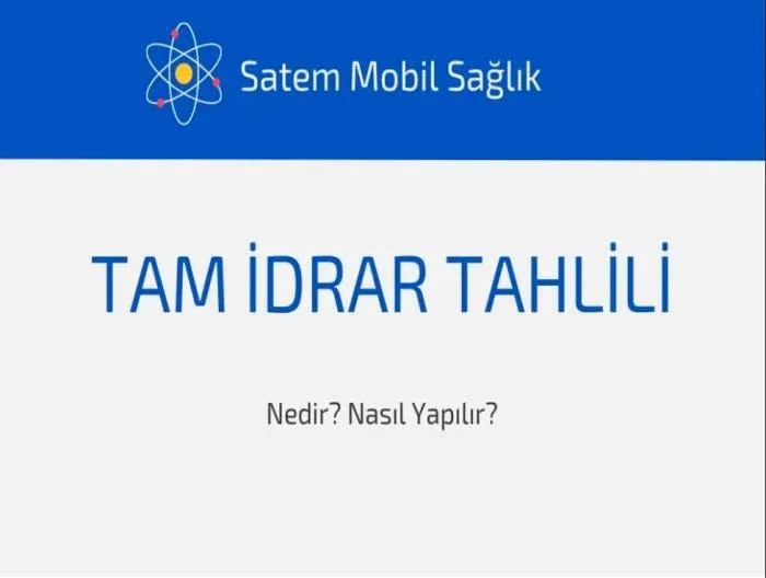 Tam İdrar Tahlili (TİT) Kapak Resmi