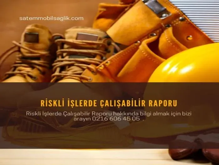 Riskli İşlerde Çalışabilir Raporu Kapak Resmi