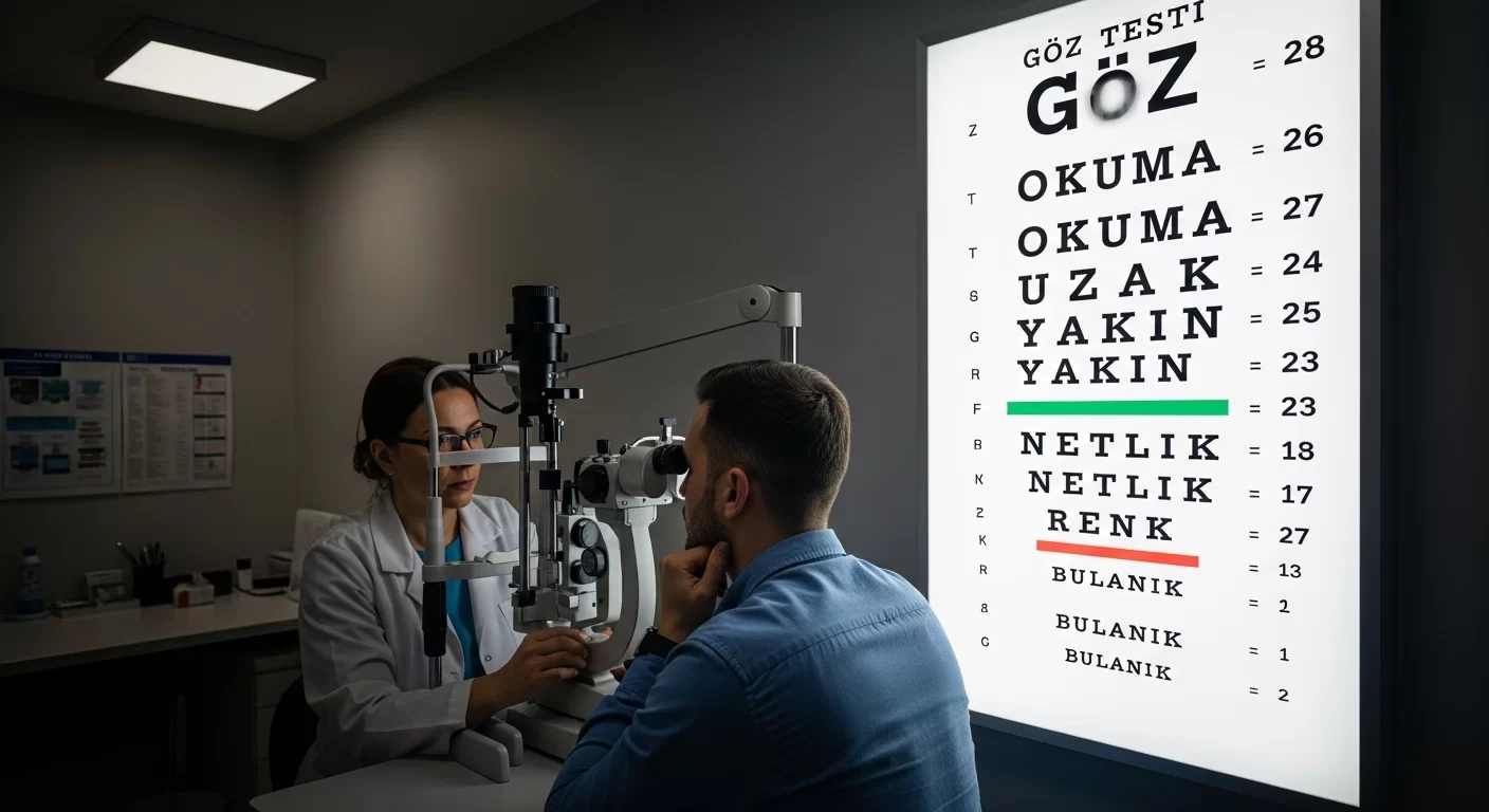 Göz Bozukluğu Testi Kapak Resmi