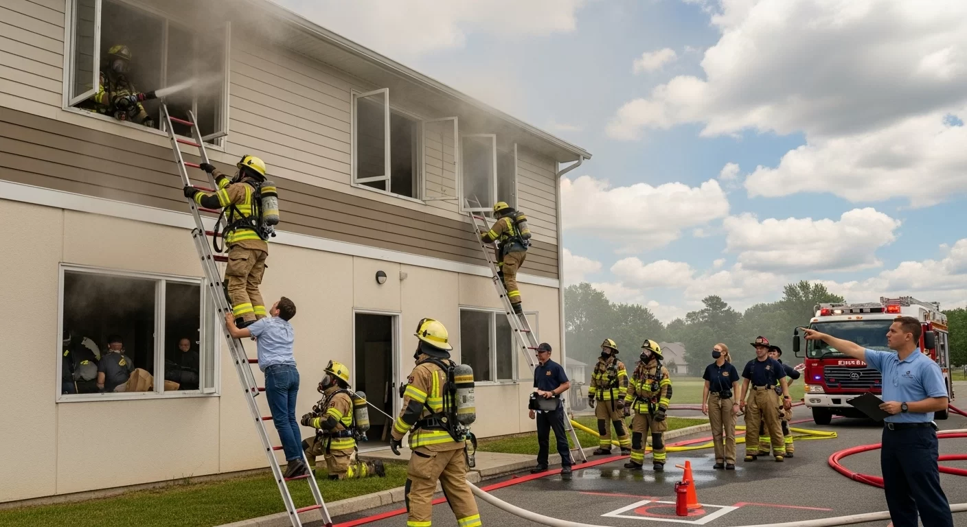 Yangın Tatbikatı Eğitimi Kapak Resmi